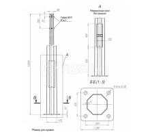 Опора ОГКф-12.0(К280-200-4х30)-ц Пересвет В00000492