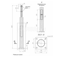 Опора ОГКф-9.0(К240-180-4х25)-ц Пересвет В00000465