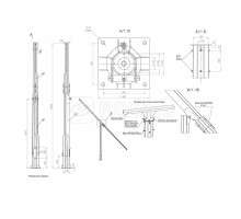 Опора ОГКс-14(2)(К495-400-4х34) оцинк.+порошк. окраска Пересвет 00-003055