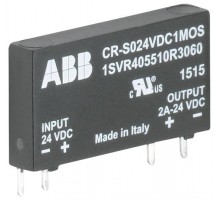 Оптопара втычная CR-S024VDC1TRI (вход: 24В DC выход: 2A 240В AC) для реле серии CR-S ABB 1SVR405510R3070