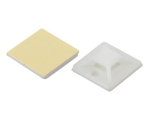 Основание самоклеящееся 25х25 (Tie mount) NO-222-96 (уп.100шт) ЭРА Б0033474