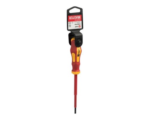 Отвертка SL4х100мм Master 1000В Basic EKF sl-4-100-mas-in