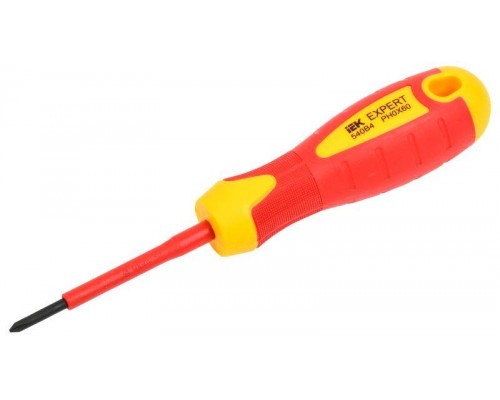 Отвертка крестовая Expert Ph0х60мм 1000В ИЭК TSC-2PH-060