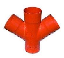 Ответвитель X-образ. для гофр. двустен. труб 45град. d160 DKC 021160