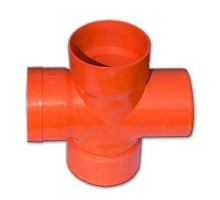 Ответвитель X-образ. для гофр. двустен. труб 90град. d140 DKC 022140