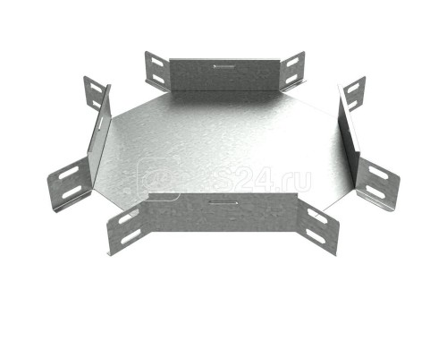 Ответвитель для лотка Х-образ. 300х50 сталь XD50х300 КМ LO0143