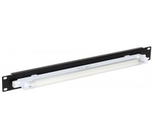 Панель 19 дюйм осветит. 1U с ручным вкл. черн. ITK LE05-1U1