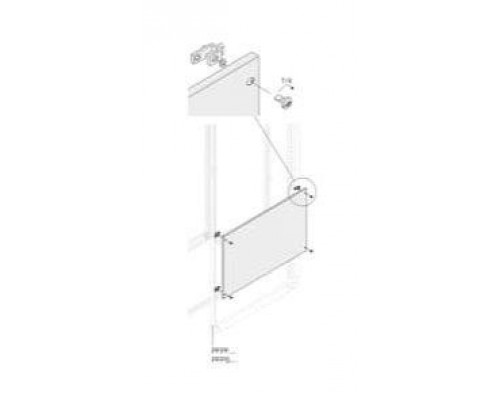 Панель RUPFB1040 глухая 100х400 ABB 9CNB00000008045