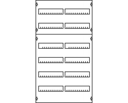 Панель для установки модулей 1ряд/6реек (900мм) ABB 1V2A