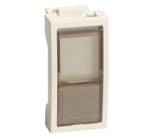 Панель лицевая 1мод. Д/1ХRJ45 KEYSTONE бел. SchE ETK45022E