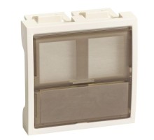 Панель лицевая 2мод. Д/2ХRJ45 KEYSTONE бел. SchE ETK45245E