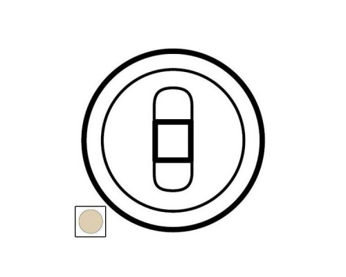 Панель лицевая Celiane для роз. для колонок сл. кость Leg 066240