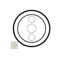 Панель лицевая Celiane для светорег. сенсорн. сл. кость Leg 066285