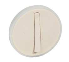 Панель лицевая Celiane для выкл. 1-кл. slim с подсвет. сл. кость Leg 066277