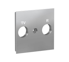 Панель лицевая UNICA NEW TV/FM розетки алюм. SchE NU944030