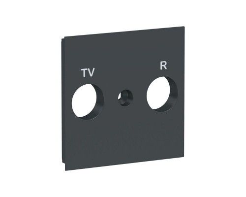 Панель лицевая UNICA NEW TV/FM розетки антрацит SchE NU944054