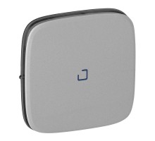 Панель лицевая Valena Allure для 1-кл. выкл. с подсветкой/инд. алюм. Leg 755087