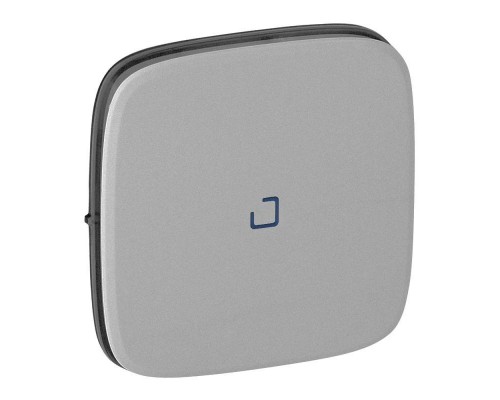 Панель лицевая Valena Allure для 1-кл. выкл. с подсветкой/инд. алюм. Leg 755087