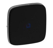 Панель лицевая Valena Allure для 1-кл. выкл. с подсветкой/инд. антрацит Leg 755088