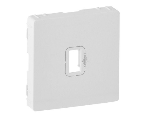 Панель лицевая Valena Life для розетки USB бел. Leg 754750