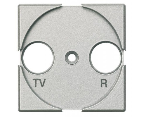 Панель лицевая для роз. TV + FM Axolute алюм. Leg BTC HC4204