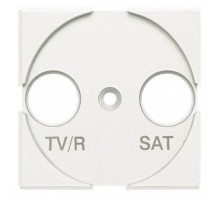 Панель лицевая для роз. TV + FM Axolute бел. Leg BTC HD4204