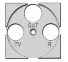 Панель лицевая для роз. TV + FM + SAT Axolute алюм. Leg BTC HC4207