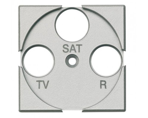 Панель лицевая для роз. TV + FM + SAT Axolute алюм. Leg BTC HC4207