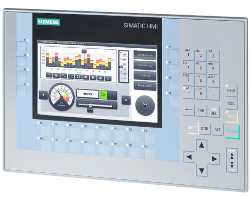 Панель оператора SIMATIC HMI KP700 COMFORT управл. клавиш. 7дюйм широкоформат. TFT-дисплей 16млн.цветов интерфейс. PROFINET и MPI/PROFIBUS DP 12мБ памяти WINDOWS CE 6.0 настройка в WINCC C Siemens 6AV21241GC010AX0