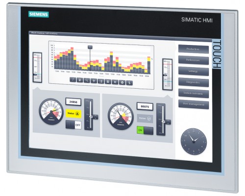 Панель оператора SIMATIC TP1200 COMFORT WINDOWS CE 6.0 12дюйм. широкоэкранный TFT-дисплей 12Мб пользов. памяти Siemens 6AV21240MC010AX0