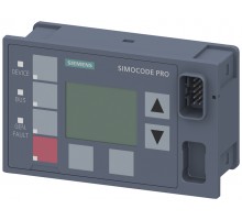 Панель оператора SIMOCODE PRO V LCD-дисплей монтаж в дверь или фронт. панель электрошкафа; 7 светодиодов Siemens 3UF72101AA010