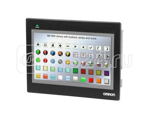 Панель оператора сенсорная NB10W-TW01B диагональ 10дюйм TFT 65535 цветов разреш. 800х480 точек 1хRS-232C порт; 1хRS-232C/RS-422/RS-485 порт Ethernet 128 Mбайт USB; USB-хост 24В Omron 392035