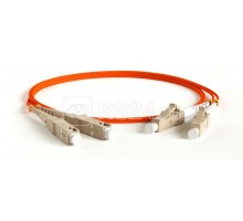 Патч-корд FC-D2-50-LC/PR-SC/PR-H-5M-LSZH-OR волоконно-оптический (шнур) MM50/125 LC-SC duplex LSZH 5м Hyperline 28357