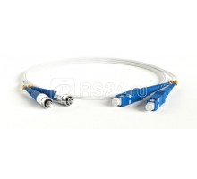 Патч-корд FC-D2-9A1-FC/UR-SC/UR-H-2M-LSZH-WH волоконно-оптический (шнур) SM 9/125 (G657) SC/UPC-FC/UPC 2мм duplex LSZH 2м Hyperline 238632
