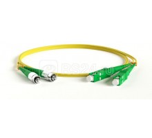 Патч-корд FC-D2-9-FC/AR-SC/AR-H-1M-LSZH-YL волоконно-оптический (шнур) SM 9/125 (OS2) SC/APC-FC/APC 2мм duplex LSZH 1м Hyperline 238596