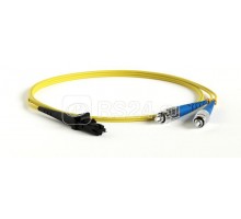 Патч-корд FC-D2-9-FC/UR-MTRJM/UR-H-10M-LSZH-YL волоконно-оптический (шнур) SM 9/125 (OS2) FC-MTRJ(папа) duplex LSZH 10м Hyperline 227430