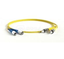 Патч-корд FC-D2-9-FC/UR-ST/UR-H-5M-LSZH-YL волоконно-оптический (шнур) SM 9/125 (OS2) ST/UPC-FC/UPC 2мм duplex LSZH 5м Hyperline 238562