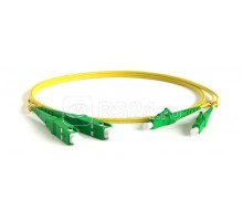 Патч-корд FC-D2-9-LC/AR-SC/AR-H-30M-LSZH-YL волоконно-оптический (шнур) SM 9/125 (OS2) LC/APC-SC/APC 2мм duplex LSZH30м Hyperline 249783