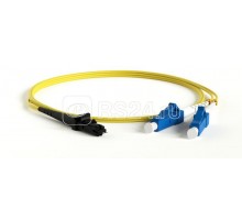 Патч-корд FC-D2-9-LC/UR-MTRJM/UR-H-3M-LSZH-YL волоконно-оптический (шнур) SM 9/125 (OS2) MTRJ(папа)-LC duplex LSZH 3м Hyperline 28214
