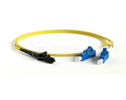 Патч-корд FC-D2-9-LC/UR-MTRJM/UR-H-5M-LSZH-YL волоконно-оптический (шнур) SM 9/125 (OS2) MTRJ(папа)-LC duplex LSZH 5м Hyperline 28215