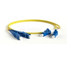 Патч-корд FC-D2-9-LC/UR-SC/UR-H-3M-LSZH-YL волоконно-оптический (шнур) SM 9/125 (OS2) LC/UPC-SC/UPC duplex LSZH 3м Hyperline 28389