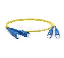 Патч-корд FC-D2-9-SC/UR-SC/UR-H-1M-LSZH-YL волоконно-оптический (шнур) SM 9/125 (OS2) SC/UPC-SC/UPC duplex LSZH 1м жел. Hyperline 238508