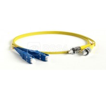 Патч-корд FC-D2-9-SC/UR-ST/UR-H-1M-LSZH-YL волоконно-оптический (шнур) SM 9/125 (OS2) ST/UPC-SC/UPC 2мм duplex LSZH 1м Hyperline 238495