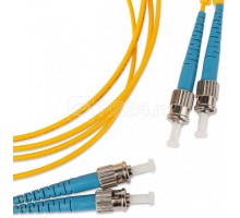 Патч-корд FC-D2-9-ST/UR-ST/UR-H-30M-LSZH-YL волоконно-оптический (шнур) SM 9/125 (OS2) ST/UPC-ST/UPC 2мм duplex LSZH 30м Hyperline 244508