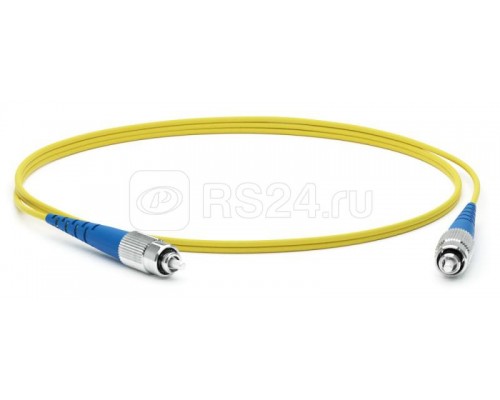 Патч-корд FC-S2-9-FC/UR-FC/UR-H-1M-LSZH-YL волоконно-оптический (шнур) SM 9/125 (OS2) FC/UPC-FC/UPC simplex LSZH 1м Hyperline 246492