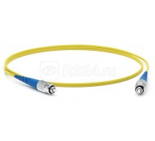 Патч-корд FC-S2-9-FC/UR-FC/UR-H-5M-LSZH-YL волоконно-оптический (шнур) SM 9/125 (OS2) FC/UPC-FC/UPC simplex LSZH 5м Hyperline 243227