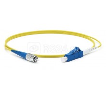 Патч-корд FC-S2-9-FC/UR-LC/UR-H-15M-LSZH-YL волоконно-оптический (шнур) SM 9/125 (OS2) FC/UPC-LC/UPC simplex LSZH 15м Hyperline 243827