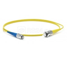 Патч-корд FC-S2-9-FC/UR-ST/UR-H-15M-LSZH-YL волоконно-оптический (шнур) SM 9/125 (OS2) FC/UPC-ST/UPC 2мм simplex LSZH 15м Hyperline 247460