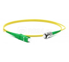 Патч-корд FC-S2-9-SC/AR-ST/AR-H-10M-LSZH-YL волоконно-оптический (шнур) SM 9/125 (OS2) SC/APC-ST/APC 2мм simplex LSZH 10м Hyperline 250707