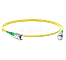Патч-корд FC-S2-9-ST/AR-ST/AR-H-1M-LSZH-YL волоконно-оптический (шнур) SM 9/125 (OS2) ST/APC-ST/APC 2мм simplex LSZH 1м Hyperline 250714